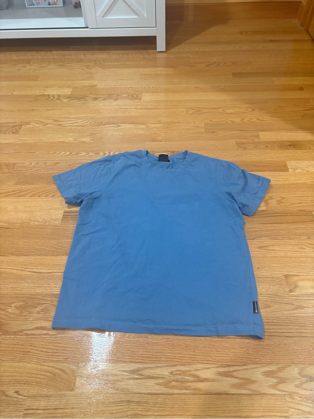 Quiksilver Men's Sky Blue Crew Neck Tee